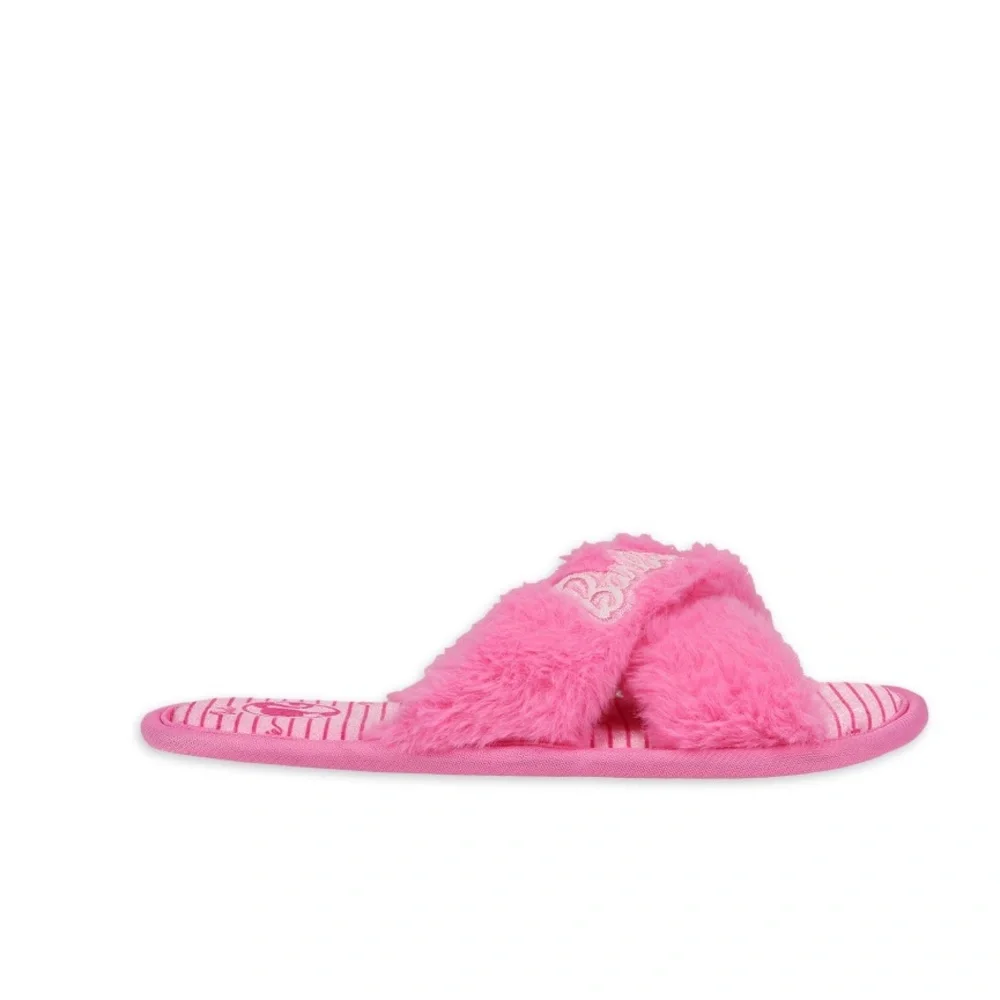 NWT! Barbie Youth Girls Fuzzy Slippers